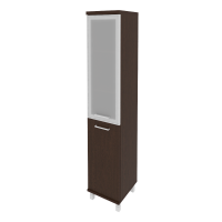 Шкаф высокий узкий правый First KSU-1.2R(R) (венге Цаво)
